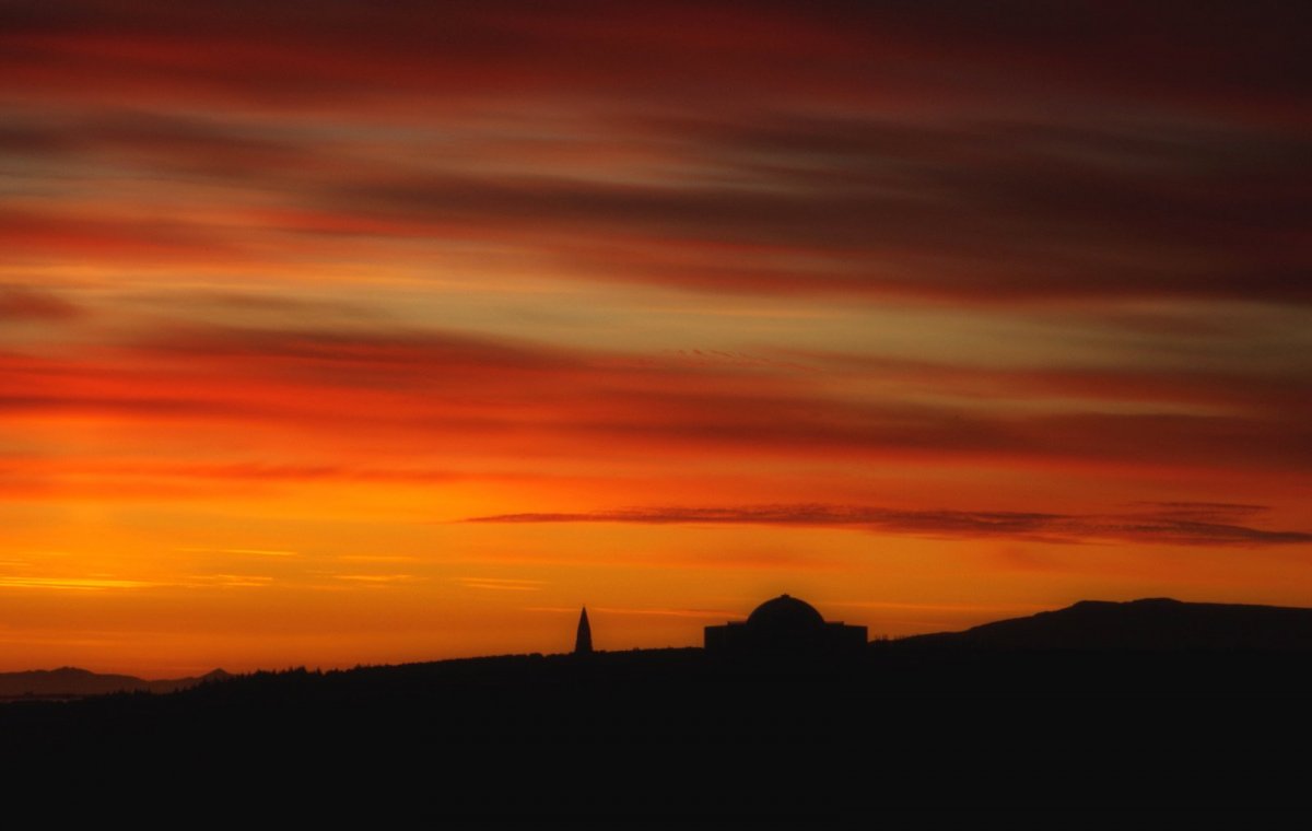 Grótta - Perlan sólsetur