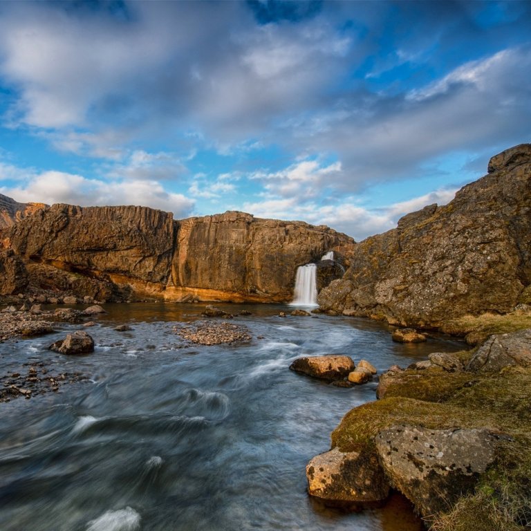 Foss í Brynjudalsá